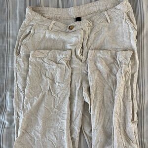 Men's Cream Chinos